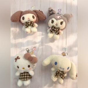 Sanrio japan mocha Cute Plush Keychain